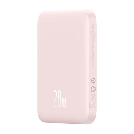 Baseus Powerbank  Magnetic Mini 6000mAh 20W (Rózsaszín)