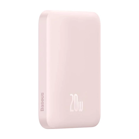 Baseus Powerbank  Magnetic Mini 6000mAh 20W (Rózsaszín)