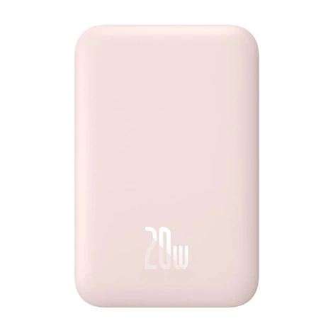 Baseus Powerbank  Magnetic Mini 6000mAh 20W (Rózsaszín)
