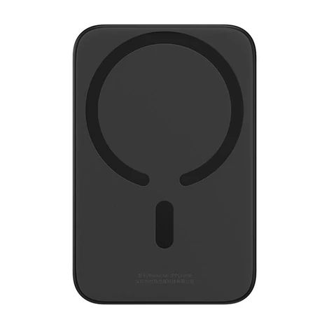 Baseus Mágneses Mini vezeték nélküli gyorstöltésű Power Bank 2022, 6000mAh 20W fekete