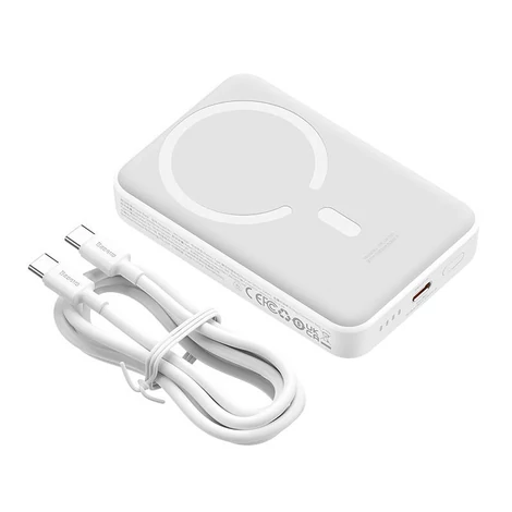 Baseus Gyorstöltő Power Bank 10000mAh 30W Fehér