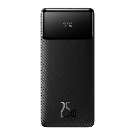 Baseus Bipow Powerbank, 20000mAh, 2x USB, USB-C, 25W (fekete)