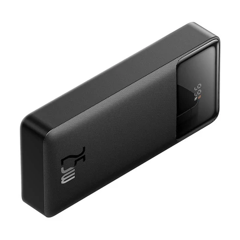 Baseus Bipow Powerbank, 20000mAh, 2x USB, USB-C, 25W (fekete)