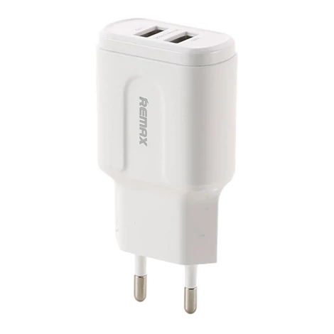 Remax RP-U22 Fali töltő  2x USB, 2,4A (fehér) + Lightning kábel
