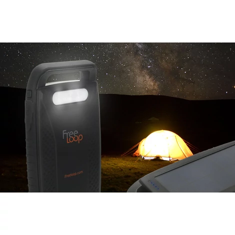 BigBlue SL-CP001A Vízálló hordozható napelemes töltő Power Bank 10000mAh - Kék