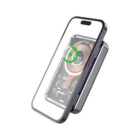 Dudao TGK1 Power Bank vezeték nélküli töltő 15W 10000mAh Fekete (TGK1-Black)