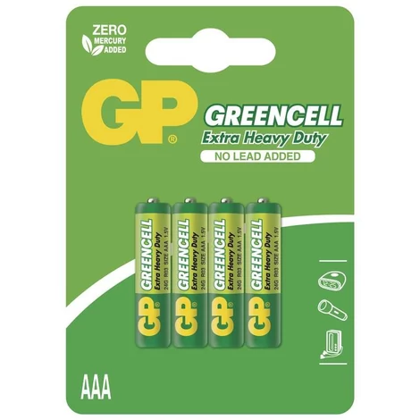 GP Greencell mikró elem R03 bliszteres/4 (B1211,GP24G-C4)