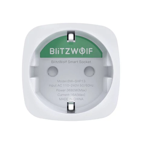 BlitzWolf BW-SHP13 ZigBee okos aljzat (EU) 3680W