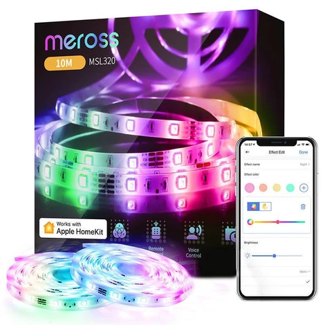 Meross okos Wi-Fi fénycsík MSL320 (HomeKit)