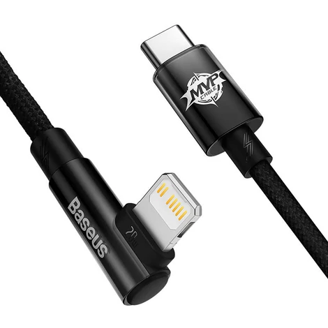 Baseus USB-C Lightning MVP 20W 2m kábel (fekete)