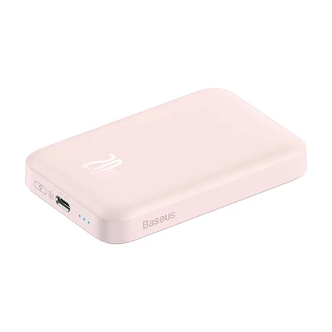 Baseus Magnetic Powerbank 6000mAh 20W (rózsaszín)