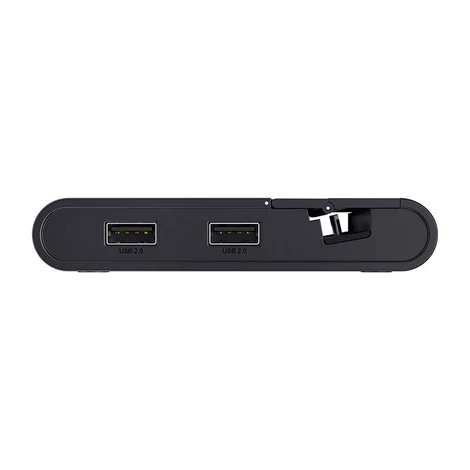 Baseus Mate Docking Pro állomás, okostelefonokhoz, HUB USB-C, PD, 100W (fekete)
