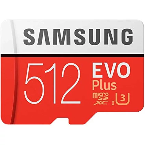 Samsung MicroSD Card EVO+ 512GB Class10 + Adapter MB-MC512GA/EU