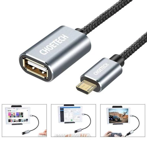 Choetech AB0013 Micro USB to USB A OTG kábel átalakító