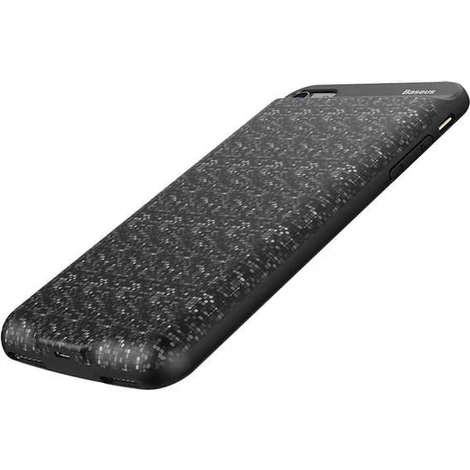 Baseus Plaid Backpack Apple iPhone 6/6S Akkumulátoros Tok 5000 mAh - Fekete (ACAPIPH6S-LBJ01)