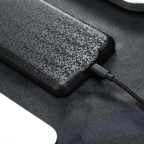 Baseus Plaid Backpack Apple iPhone 6/6S Akkumulátoros Tok 5000 mAh - Fekete (ACAPIPH6S-LBJ01)