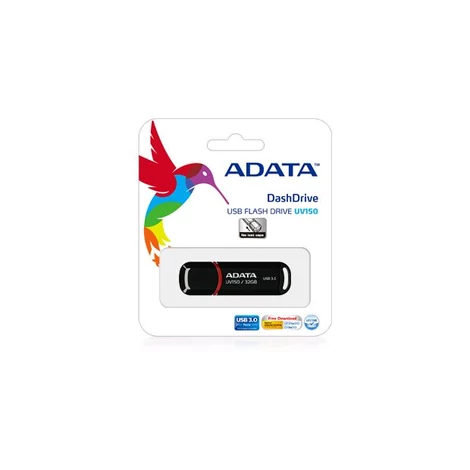 Pendrive 32GB ADATA UV150 fekete USB 3.0 (AUV150-32G-RBK)