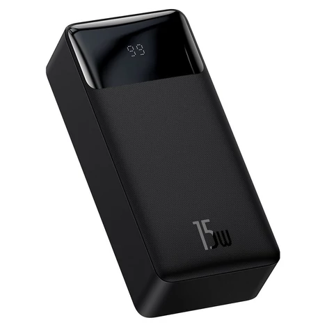 Powerbank Baseus Bipow 30000mAh, 2xUSB, USB-C, 15W (fekete)
