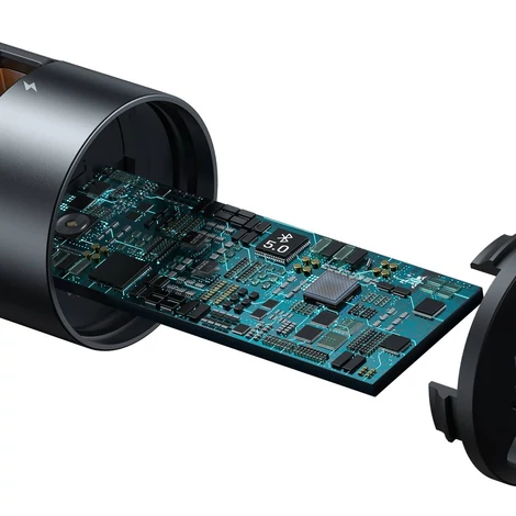 Baseus Energy Column Bluetooth FM Transmitter Transzmitter MP3 Autós töltő 2x USB QC3.0 2.0 18W