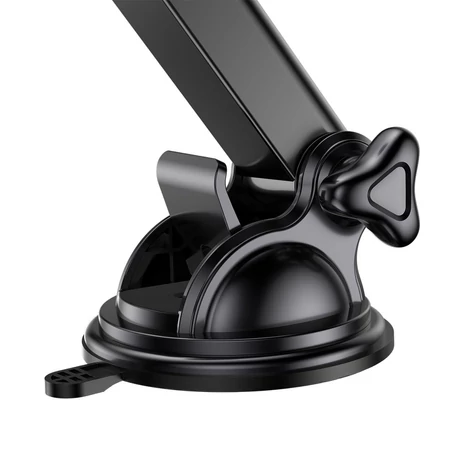 Baseus autós tartó (szélvédőre, műszelfalra, automata, QI Wireless, vezeték nélküli töltés) FEKETE (WXZN-B01)