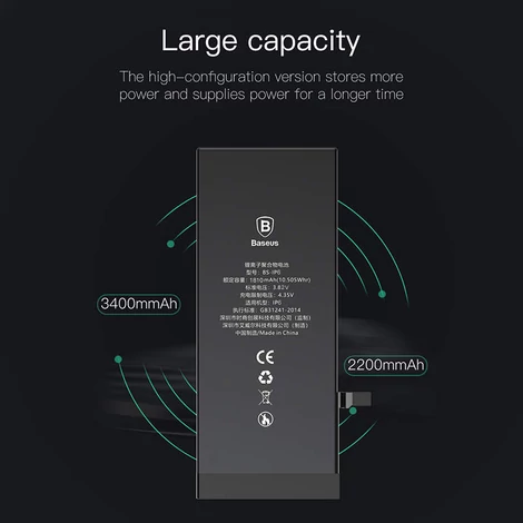 Baseus eredeti akkumulátor iPhone 6 1810 mAh (ACCB-AIP6)