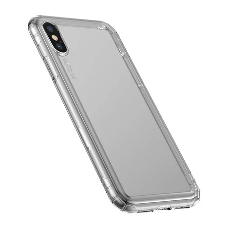 Baseus iPhone Xs Safety Airbags védőtok tok Átlátszó/Fekete (ARAPIPH58-SF01)