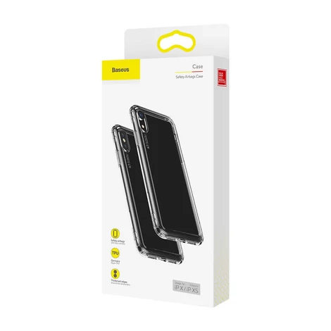 Baseus iPhone Xs Safety Airbags védőtok tok Átlátszó (ARAPIPH58-SF02)