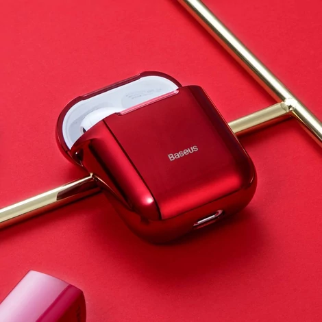 Baseus Airpods tok 2/1 Shining piros (ARAPPOD-A09)
