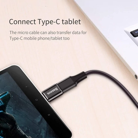 Baseus Micro USB - USB-C átalakító adapter (CAMOTG-01)