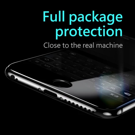 Baseus All-screen teljes képernyős 0.3mm edzett üveg iPhone 6/6S Plus kijelzővédő fólia - fehér (SGAPIPH6SP-B3D02)