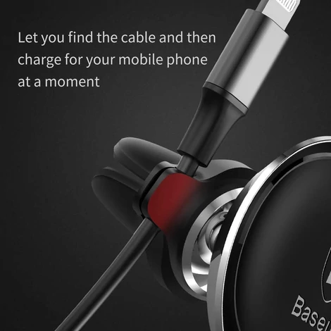 Baseus telefontartó autós, mágneses, szellőzőrácsra rögzíthető Fekete (SUGX-A01)