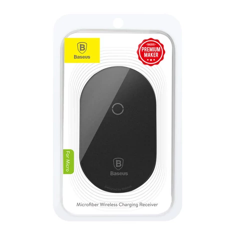 Baseus Lightning Wireless jelvevő adapter Mikroszálas Fekete (WXTE-A01)