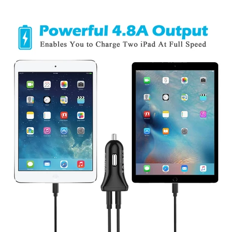 CHOETECH C0019 2 USB portos autós töltő