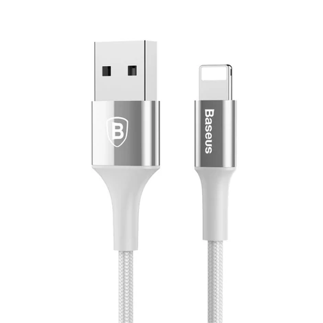 Baseus Shining Lightning  iPhone Adat- és töltőkábel 1m Ezüst (CALSY-0S)