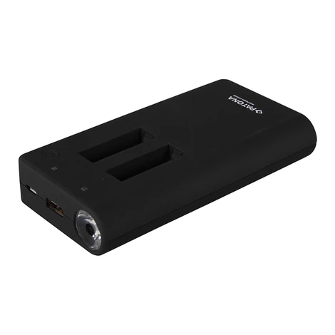 Powerbank 2x GoPro Hero 4 akkumulátor / akkuokhoz 7500 mAh +USB kimenet - Patona