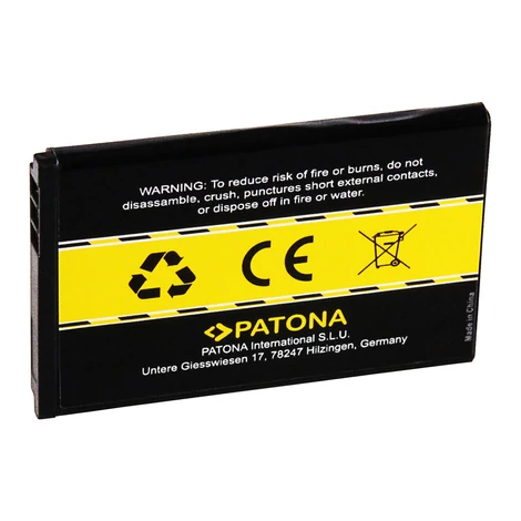 Nokia BL-4C 1661 1662 2650 2651 2652 2690 3108 1000mAh Li-Ionakkumulátor / akku - Patona