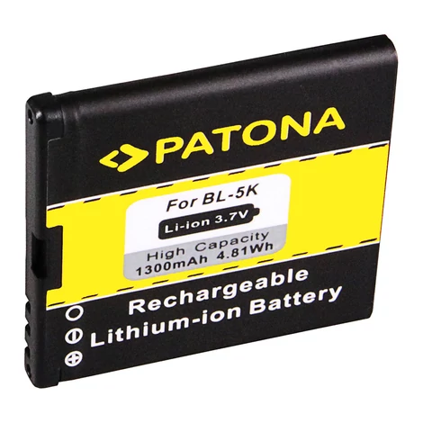 Nokia BL5K 701 C7-00 N85 N86-8MP N86-8MP Oro X7-00 1300mAh Li-Ionakkumulátor / akku - Patona