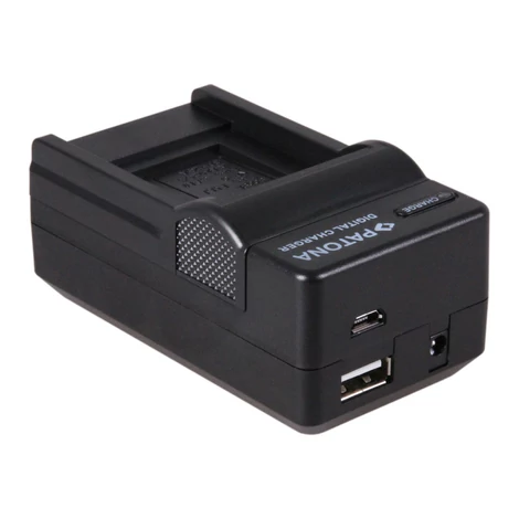 Panasonic DMW-BCC12 CGA-S005 S005E DMC-FC01  4in1 akkumulátor / akku töltő - Patona