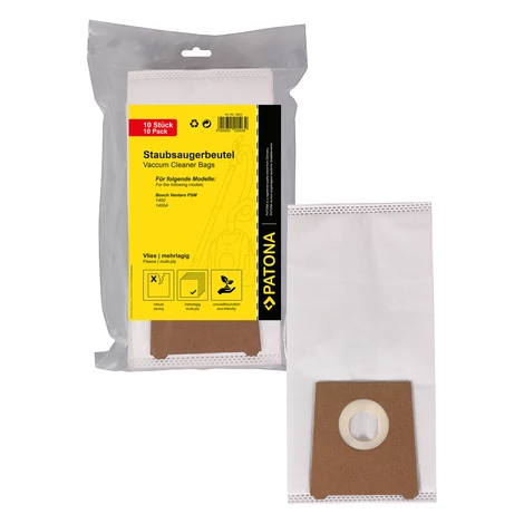 10x Bosch Ventaro PSM 1400 PSM1400 PSM1400A Porzsák Többrétegű Polár - Patona