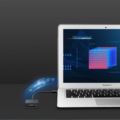 Ugreen USB 3.0 SD / micro SD kártyaolvasó - Fekete (20250)