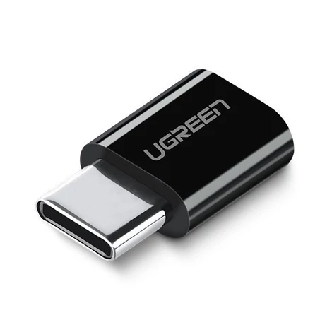 Ugren micro USB to USB Type C átalakító adapter - Fekete (30391)