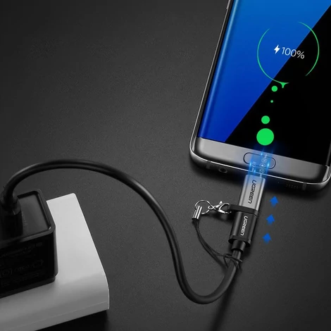 Ugreen USB Type C to micro USB átalakító adapter - Szürke (50590)