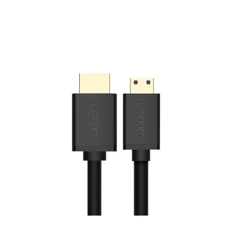 Ugreen HDMI to mini HDMI kábel 19 pin 2.0v 4K 60Hz 30AWG 1,5m - Fekete (11167)