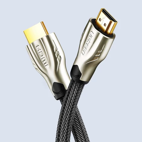 Ugreen HDMI tartós szövet kábel 19 pin 1.4v 4K 60Hz 3D 30AWG 5m - Arany (11193)
