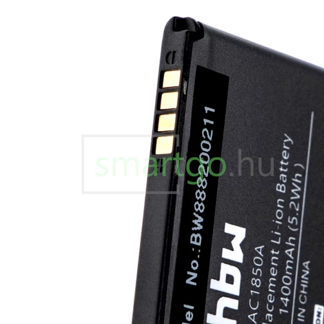 VHBW Telefon akkumulátor akku Archos AC1850A - 1400mAh, 3.7V, Li-ion