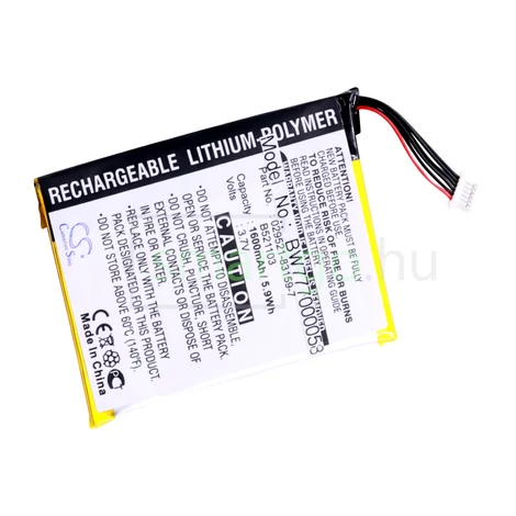 VHBW Telefon akkumulátor akku Asus 029521-83159-7, B521103 - 1500mAh, 3.7V, Li-polymer