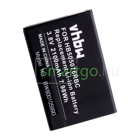 VHBW Telefon akkumulátor akku HB505076RBC - 2100mAh, 3.8V, Li-ion