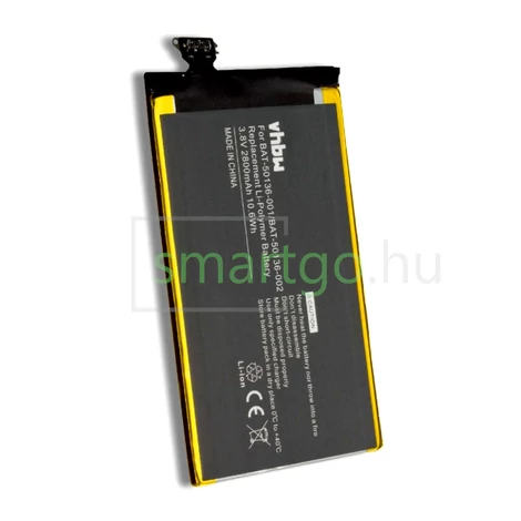 VHBW Telefon akkumulátor akku Blackberry BAT-50136-001 - 2800mAh, 3.8V, Li-polymer