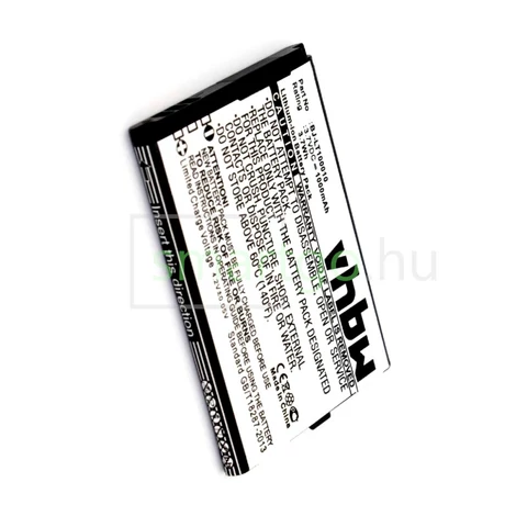 VHBW Telefon akkumulátor akku BJ-LT100010 - 1000mAh, 3.7V, Li-ion