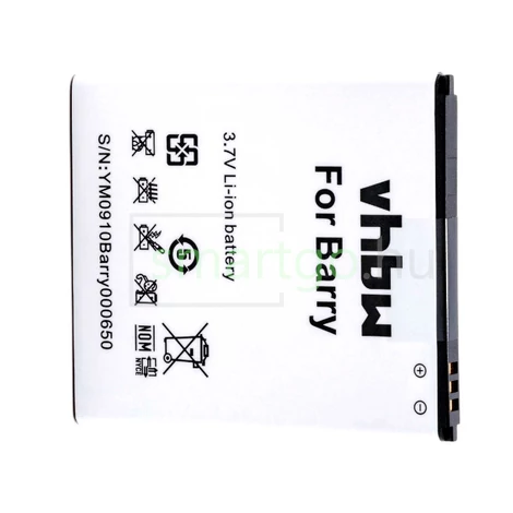 VHBW Telefon akkumulátor akku Elson BTY26182, BTY26184 - 2000mAh, 3.7V, Li-ion